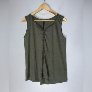 Kuhl Green Sleeveless Shay Tank Top Green Size‎ Medium